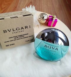 น้ำหอมเทสเตอร์ BVLGARI Aqva Marine Pour Homme EDT 100 ml. (tester)