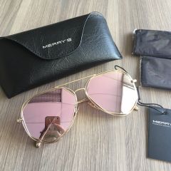 MERRY'S Fashion Coating Mirror Lens Summer Sunglasses 