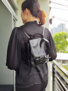 Coach F59819 Derby Backpack in Pebble Leather
