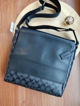 COACH F73339/573 MEN HOUSTON MAP BAG IN SIGNATURE CANVAS