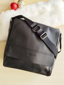 COACH F68015 Houston Map Bag Black