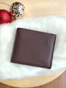 Coach F74991 Compact ID Wallet In Sport Calf Leather