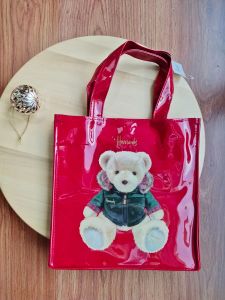 Harrods Small Christmas Bear 2020 Tote Bag