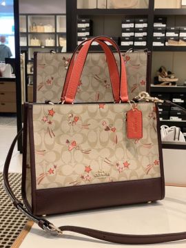 COACH CK573 DEMPSEY CARRYALL HEART&STAR