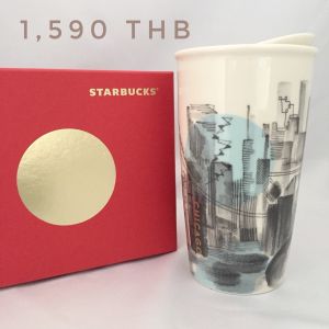 Starbucks Chicago 2015 Ceramic Traveler Tumbler Mug
